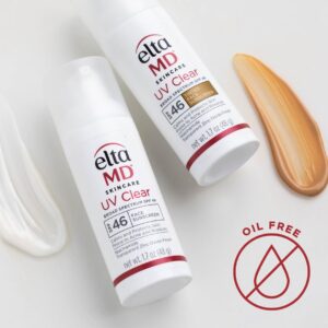 EltaMD UV Clear Face Sunscreen SPF 46, Oil-Free Sunscreen with Zinc Oxide